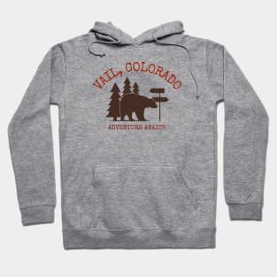 Vail, Colorado Bear Hoodie